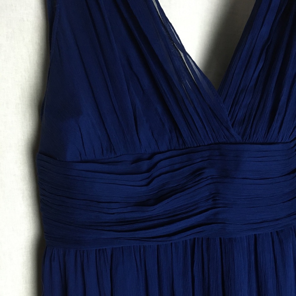 J Crew Blue Silk Cocktail Dress Wedding 10